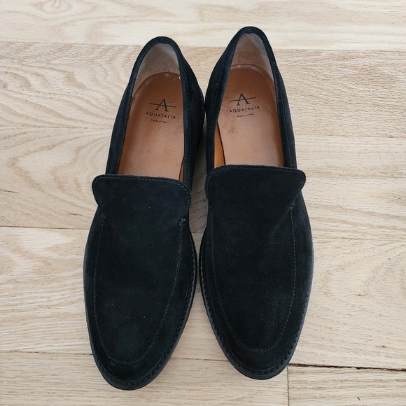 Aquatalia black suede loafers Size 6.5 - Picture 9 of 9